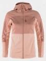 Fjallraven Abisko Trail Fleece W női kapucnis pulóver rózsaszín színben 1