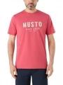 Musto M Classic Musto Ss Tee férfi rövid ujjú póló rózsaszín színben 1