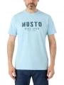 Musto M Classic Musto Ss Tee férfi rövid ujjú póló világoskék színben 1