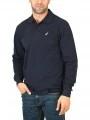 Nautica Briar LS Polo Shirt férfi hosszú ujjú póló sötétkék színben 1