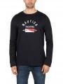 Nautica Coney LS T-Shirt férfi hosszú ujjú póló sötétkék színben 1