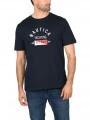 Nautica Levi T-Shirt férfi rövid ujjú póló sötétkék színben 1