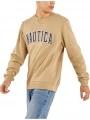 Nautica Brayden Sweatshirt férfi pulóver barna színben 1