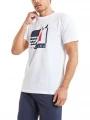 Nautica Lossie T-Shirt férfi rövid ujjú póló fehér színben 1