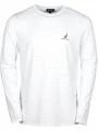 Nautica Larry LS T-shirt férfi hosszú ujjú póló fehér színben 1