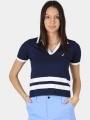 Nautica Sedum Polo Shirt női galléros póló sötétkék színben 1