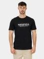 Nautica Rayon T-Shirt férfi rövid ujjú póló fekete színben 1