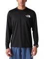 The North Face M Reaxion Amp L/S Crew - Eu férfi hosszú ujjú póló fekete színben 1
