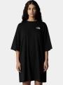 The North Face W S/S Essential Oversize Tee Dress női pólóruha fekete színben 1