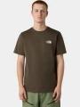 The North Face M Ss Simple Dome Tee férfi rövid ujjú póló oliva színben 1