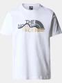 The North Face M Ss Mountain Line Tee férfi rövid ujjú póló fehér színben 1