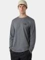 The North Face M L/S Simple Dome Tee férfi hosszú ujjú póló szürke színben 1