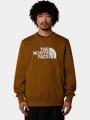 The North Face M Drew Peak Crew férfi pulóver oliva színben 1