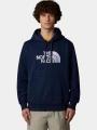 The North Face M Drew Peak Pullover Hoodie férfi kapucnis pulóver sötétkék színben 1