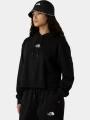 The North Face W Essential Crop Hoodie női kapucnis pulóver fekete színben 1