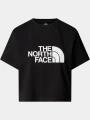 The North Face W Ss Easy Relaxed Cropped Tee női rövid ujjú póló fekete színben 1