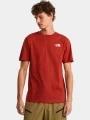 The North Face M Vertical Regular Short Sleeve Tee-Grap férfi rövid ujjú póló piros színben 1