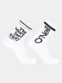 O'Neill O'Neill Unisex Sport Socks Logo 2-Pack zokni fehér színben 1
