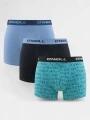 O'Neill O'Neill Men Boxershorts Wave 3-Pack férfi alsónadrág zöld színben 1