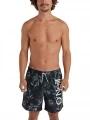 O'Neill Mix & Match Cali Floral 16'' Swim Shorts férfi beach short fekete színben 1