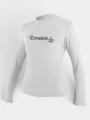 O'Neill Wms Basic Skins L/S Sun Shirt női hosszú ujjú lycra fehér színben 1