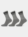 O'Neill O'Neill Unisex Sport Socks Stripe 3-Pack bokazokni szürke színben 1