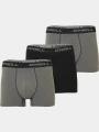 O'Neill Men boxer O'Neill plain 3-pack férfi alsónadrág szürke színben 1