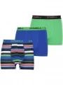 O'Neill Men boxer O'Neill stripes & plain 3-pack férfi alsónadrág multikolor színben 1