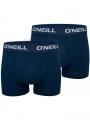 O'Neill Men boxer O'Neill plain 2-pack férfi alsónadrág sötétkék színben 1