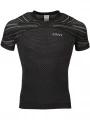 UYN Man Running Coolboost Shirt SH_SL férfi rövid ujjú sport póló fekete színben 1