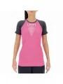 UYN Lady Marathon Shirt SH_SL női rövid ujjú sport póló magenta színben 1