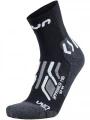 UYN UYN MAN TREKKING APPROACH MID SOCKS férfi túrazokni fekete színben 1