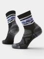 Smartwool Women's Hike Light Cushion Zig Zag Valley Mid Crew Socks női túrazokni fekete színben 1