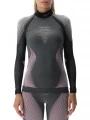 UYN UYN WOMAN EVOLUTYON UW SHIRT LG_SL.TURTLE NECK MELANGE női aláöltöző felső szürke színben 1