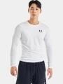 Under Armour UA HG Armour Comp LS férfi hosszú ujjú sport póló fehér színben 1