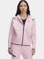 Under Armour Unstoppable Fleece FZ női kapucnis pulóver rózsaszín színben 1
