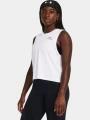 Under Armour Vanish Energy Crop Tank női ujjatlan sport póló fehér színben 1