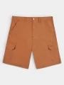TBS Vidalber férfi oldalzsebes rövidnadrág barna színben 1